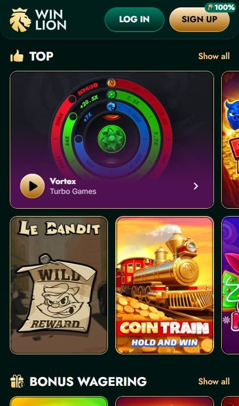 Canada - winlion bonus code